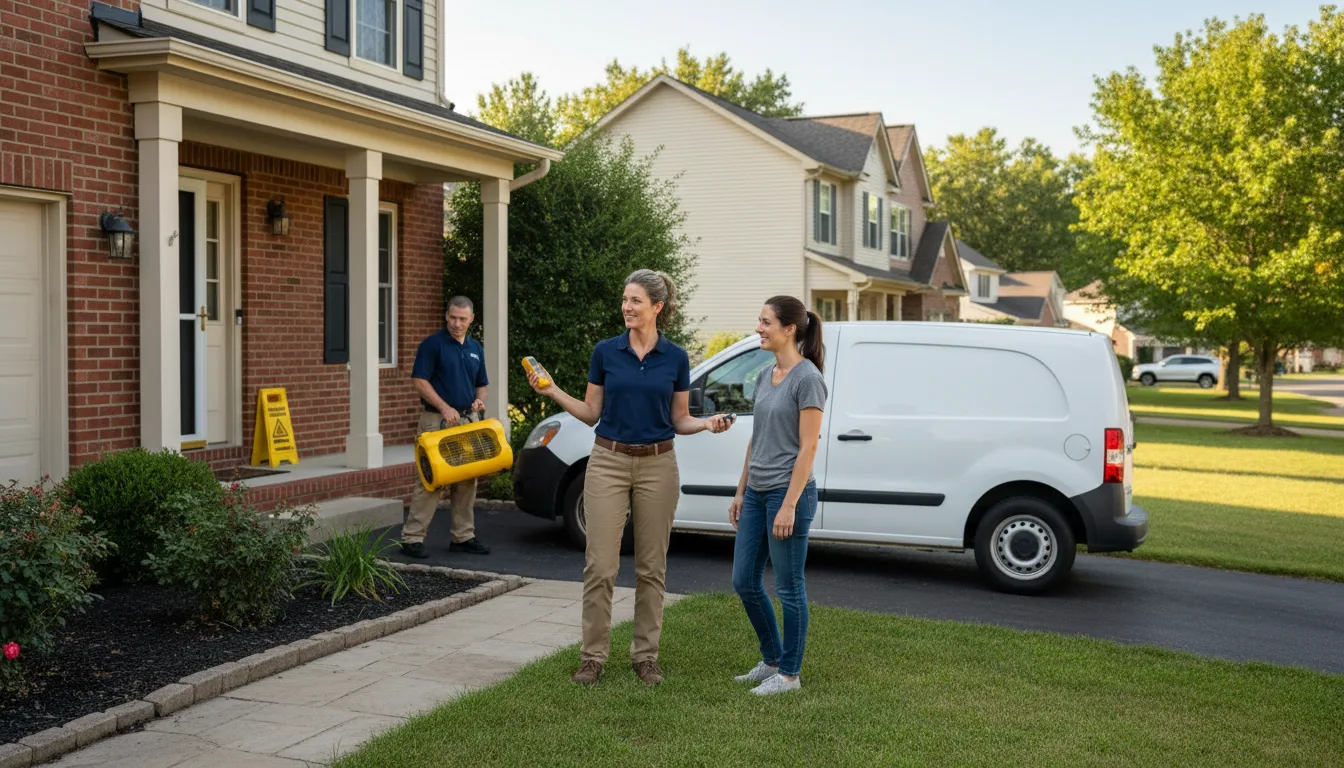Residential water damage restoration in Humboldt, AZ